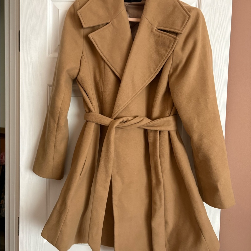 Banana Republic Factory Tan Belted Trench Coat